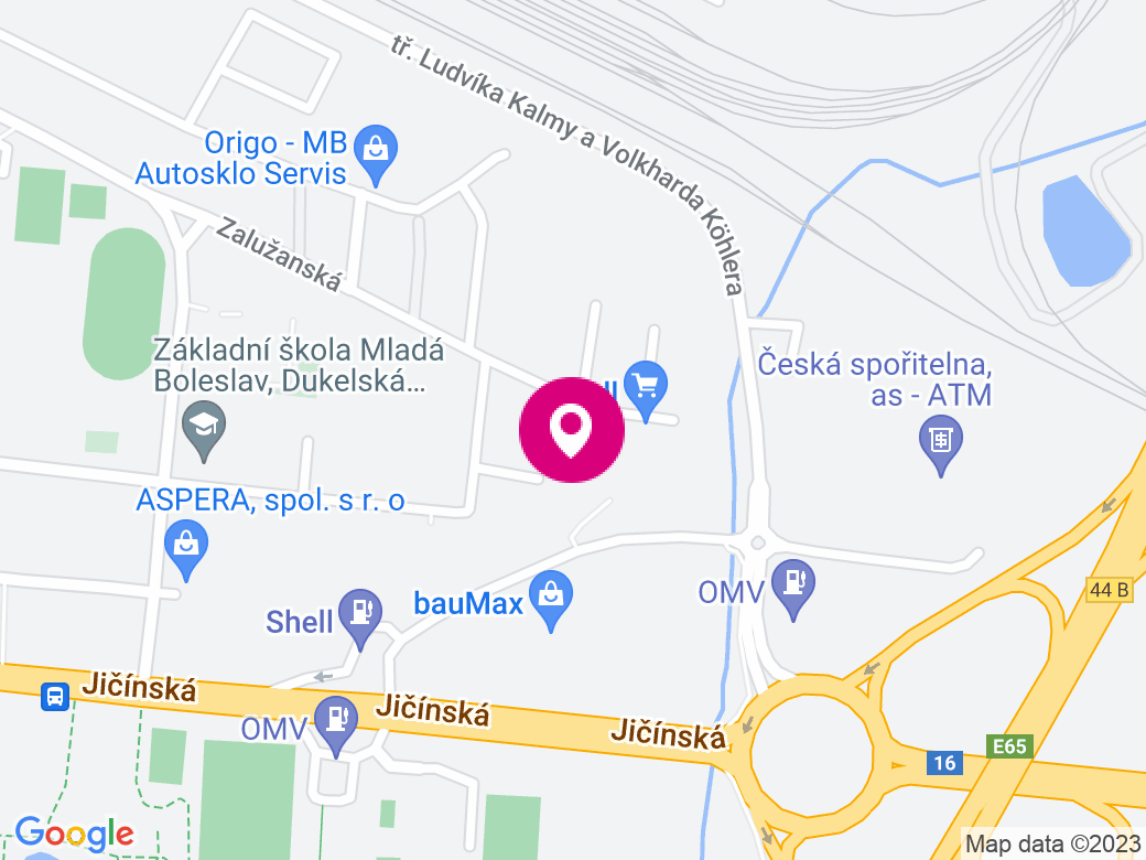 Mapa pobočky