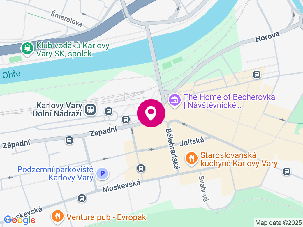 Mapa pobočky