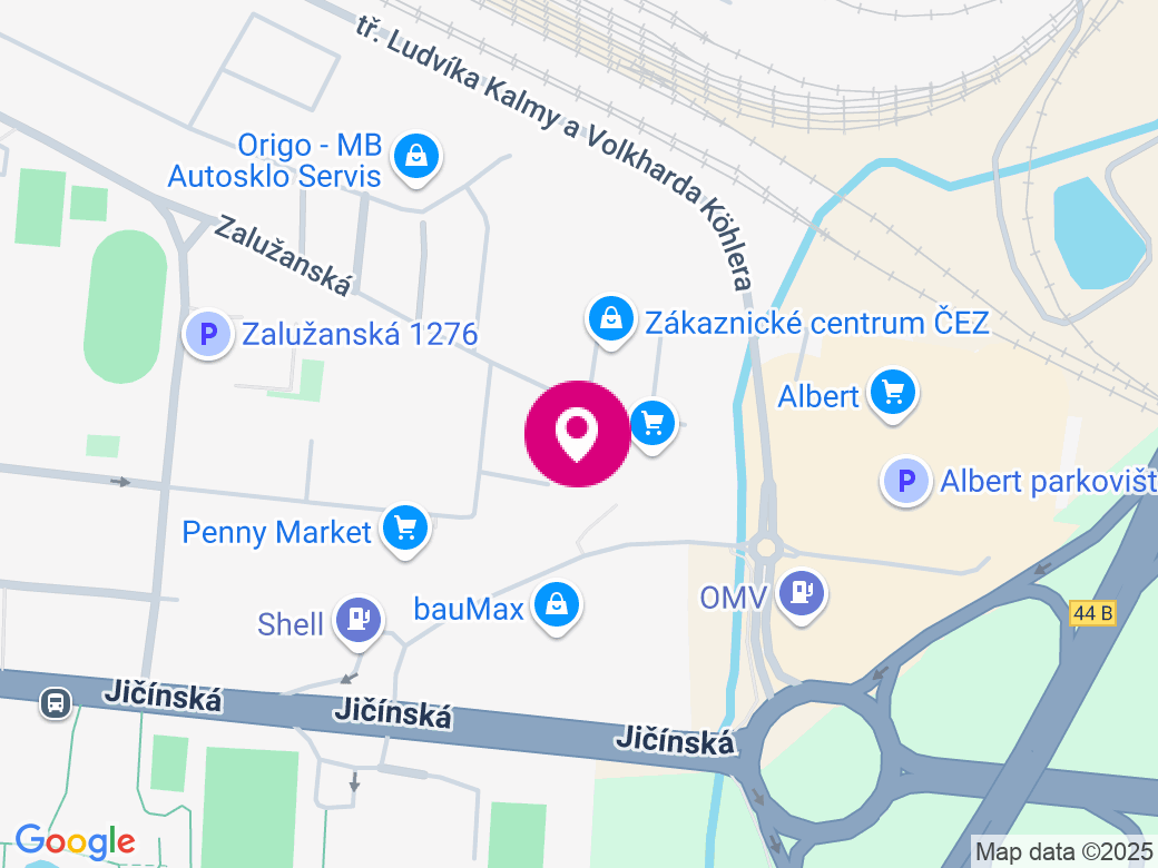 Mapa pobočky