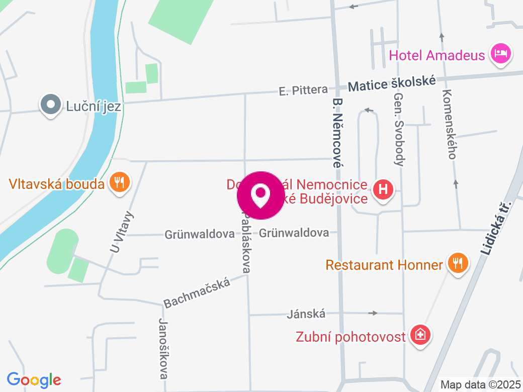 Mapa pobočky