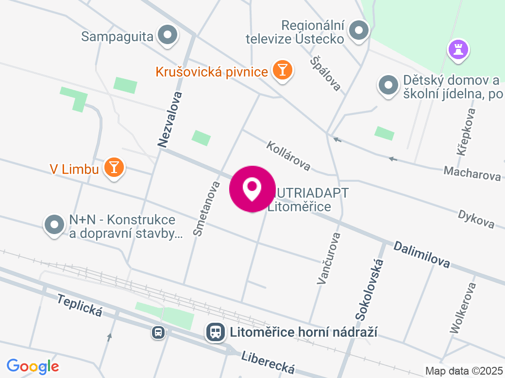 Mapa pobočky