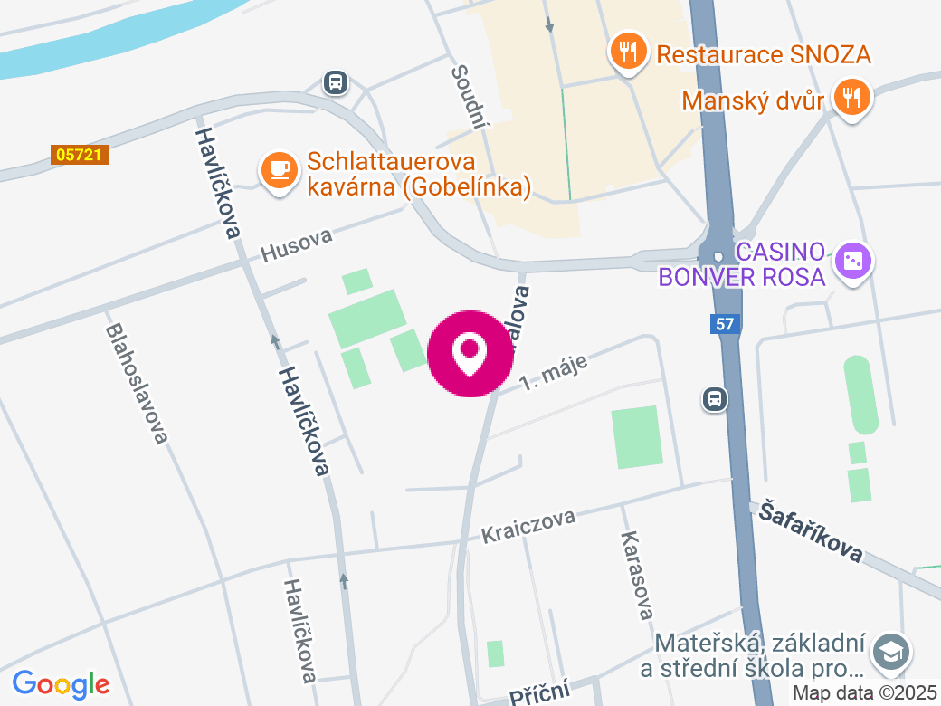 Mapa pobočky