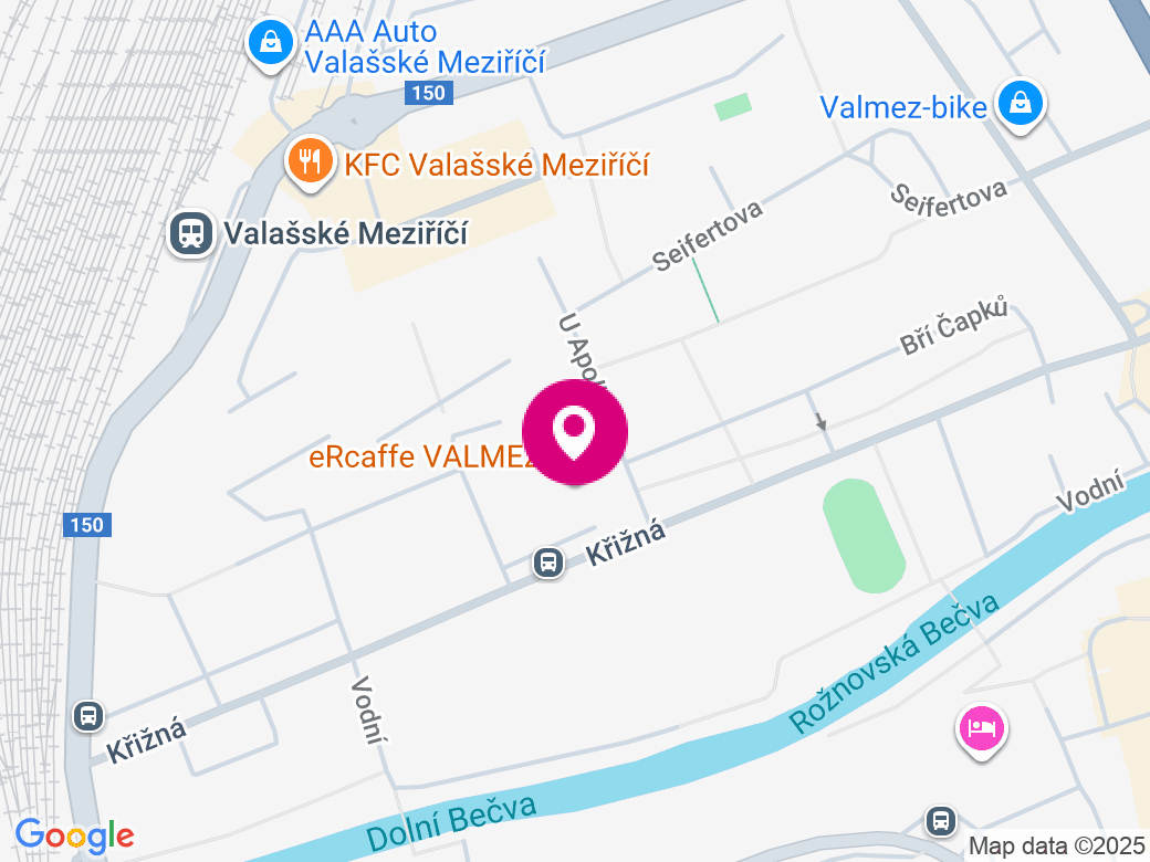 Mapa pobočky