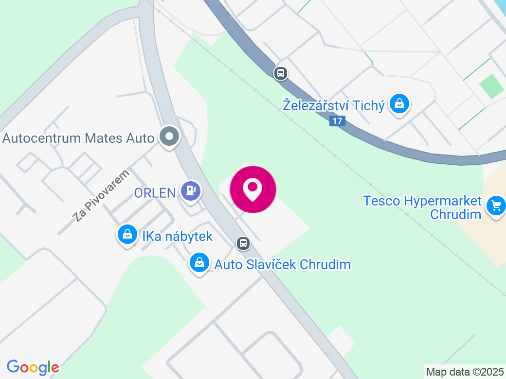 Mapa pobočky