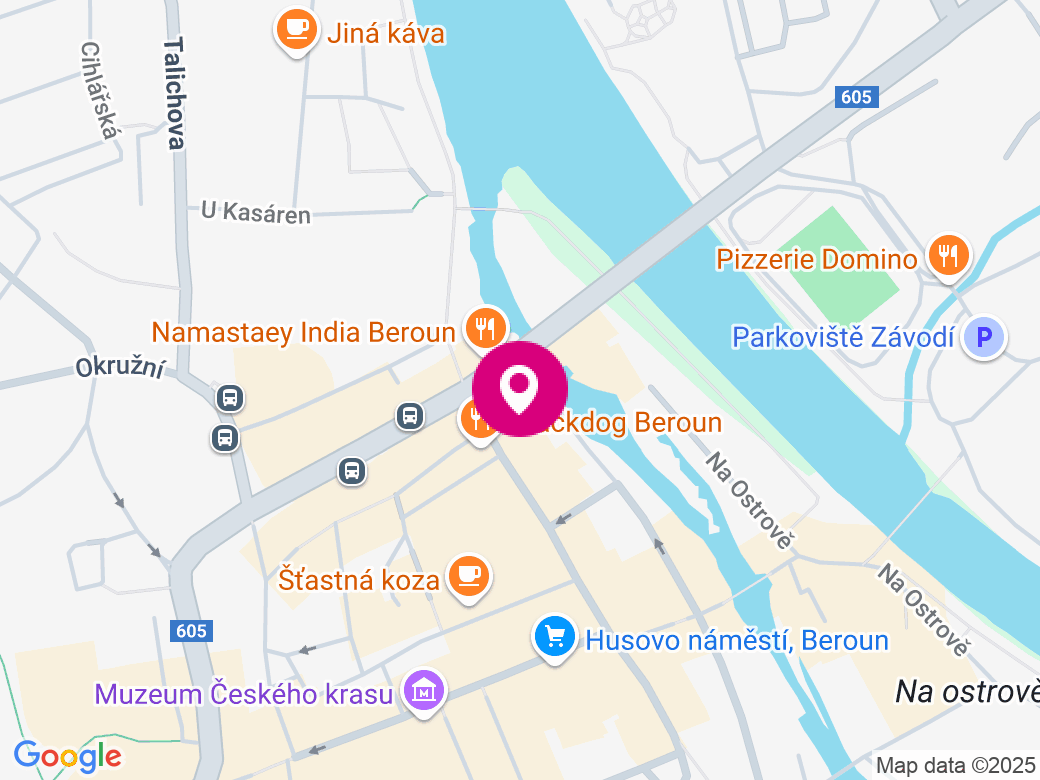 Mapa pobočky