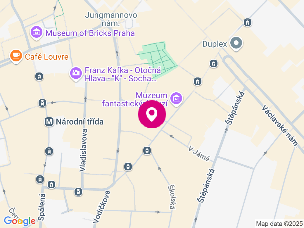 Mapa pobočky